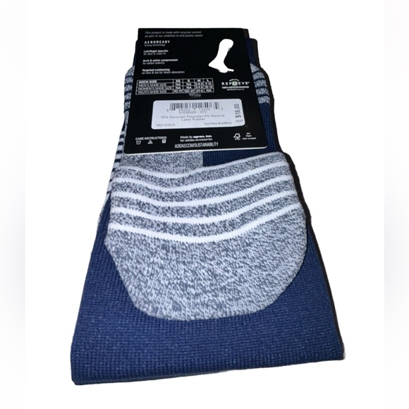 Adidas Team Speed OTC Soccer Socks 1 Pair Youth 13C-4Y Navy Blue White Logo NEW! - Picture 10 of 11